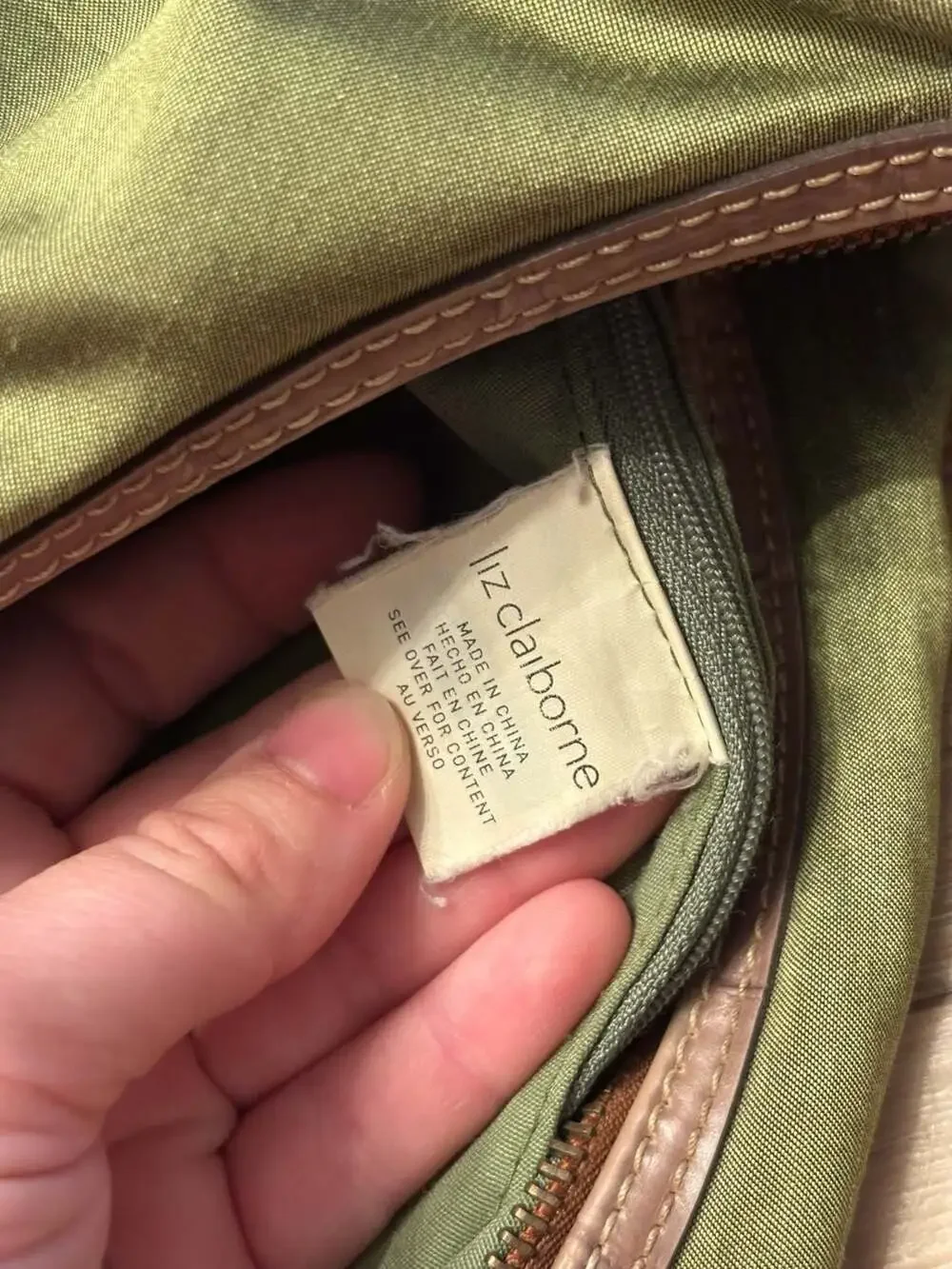 Liz Claiborne olive green